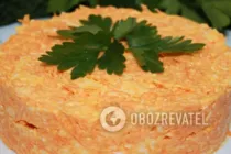 Салат с плавленым сыром - Шаг 7 Салат с плавленым сыром - Шаг 7