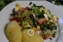 Салат с сыром Фета и курицей - Шаг 9 Салат с сыром Фета и курицей - Шаг 9