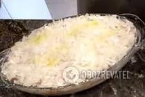 Картошка с рыбой в духовке - Шаг 7 Картошка с рыбой в духовке - Шаг 7