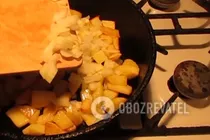 Картопля з сиром на сковороді - Крок 5 Картопля з сиром на сковороді - Крок 5
