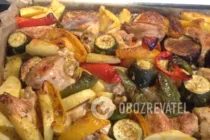 Картошка с овощами запеченная - Шаг 7 Картошка с овощами запеченная - Шаг 7