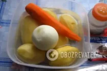 Картошка с овощами в рукаве - Шаг 1 Картошка с овощами в рукаве - Шаг 1