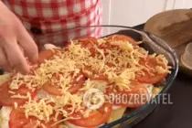 Картошка с овощами в духовке слоями - Шаг 10 Картошка с овощами в духовке слоями - Шаг 10