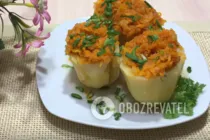 Фаршированная картошка фаршем в кастрюле - Шаг 9 Фаршированная картошка фаршем в кастрюле - Шаг 9