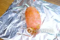 Фаршированная картошка в духовке - Шаг 2 Фаршированная картошка в духовке - Шаг 2