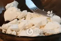 Омлет с творогом - Шаг 1 Омлет с творогом - Шаг 1