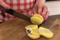 Картошка с овощами в духовке слоями - Шаг 2 Картошка с овощами в духовке слоями - Шаг 2