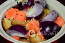Картошка с овощами - Шаг 4 Картошка с овощами - Шаг 4