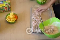 Картошка с овощами и мясом в духовке - Шаг 4 Картошка с овощами и мясом в духовке - Шаг 4
