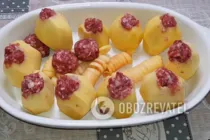 Картопля фарширована фаршем - Крок 4 Картопля фарширована фаршем - Крок 4