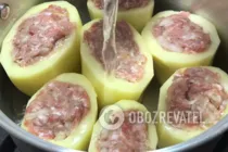 Фаршированная картошка фаршем в кастрюле - Шаг 5 Фаршированная картошка фаршем в кастрюле - Шаг 5