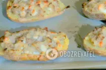 Картошка фаршированная мясом - Шаг 8 Картошка фаршированная мясом - Шаг 8