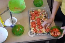 Картошка с овощами и мясом в духовке - Шаг 6 Картошка с овощами и мясом в духовке - Шаг 6