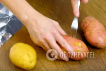 Фаршированная картошка в духовке - Шаг 1 Фаршированная картошка в духовке - Шаг 1