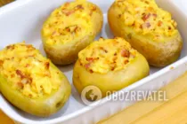 Фаршированная картошка в духовке - Шаг 9 Фаршированная картошка в духовке - Шаг 9