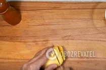 Картошка с салом в микроволновке - Шаг 1 Картошка с салом в микроволновке - Шаг 1