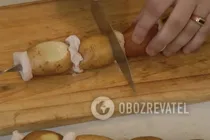 Картошка с салом на мангале - Шаг 5 Картошка с салом на мангале - Шаг 5