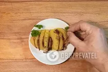 Картошка с салом в микроволновке - Шаг 7 Картошка с салом в микроволновке - Шаг 7
