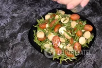 Салат с рукколой и моцареллой - Шаг 6 Салат с рукколой и моцареллой - Шаг 6