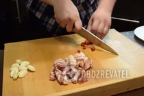 Картошка в рукаве с салом - Шаг 2 Картошка в рукаве с салом - Шаг 2