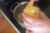 Мамалыга с брынзой - Шаг 2 Мамалыга с брынзой - Шаг 2