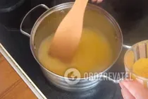 Мамалыга с брынзой - Шаг 3 Мамалыга с брынзой - Шаг 3