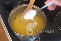 Мамалыга с брынзой - Шаг 4 Мамалыга с брынзой - Шаг 4