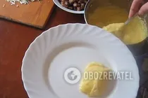 Мамалыга с брынзой - Шаг 5 Мамалыга с брынзой - Шаг 5