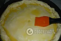 Луковый пирог из слоеного теста - Шаг 6 Луковый пирог из слоеного теста - Шаг 6