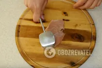 Крученики из куриного филе - Шаг 2 Крученики из куриного филе - Шаг 2