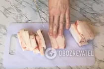 Крученики с салом - Шаг 3 Крученики с салом - Шаг 3