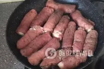 Крученики с салом - Шаг 6 Крученики с салом - Шаг 6