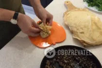 Налистники с грибами - Шаг 8 Налистники с грибами - Шаг 8