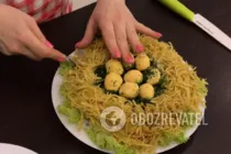 Салат "Гнездо глухаря" - Шаг 12 Салат "Гнездо глухаря" - Шаг 12