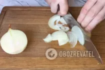 Салат со спаржевой фасолью - Шаг 3 Салат со спаржевой фасолью - Шаг 3