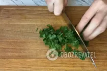 Салат со спаржевой фасолью - Шаг 4 Салат со спаржевой фасолью - Шаг 4