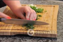 Салат с горошком и капустой - Шаг 4 Салат с горошком и капустой - Шаг 4