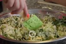 Салат с горошком и капустой - Шаг 6 Салат с горошком и капустой - Шаг 6