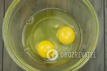 Сладкий омлет - Шаг 1 Сладкий омлет - Шаг 1