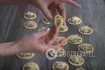 Мясной пирог "Хризантема" - Шаг 12 Мясной пирог "Хризантема" - Шаг 12