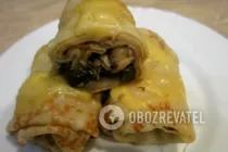 Налистники с курицей - Шаг 11 Налистники с курицей - Шаг 11