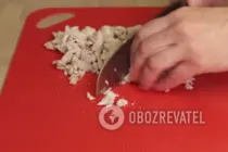 Салат "Гнездо глухаря" с огурцом - Шаг 2 Салат "Гнездо глухаря" с огурцом - Шаг 2