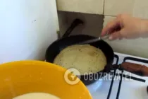Налистники на воде без яиц - Шаг 6 Налистники на воде без яиц - Шаг 6