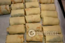 Налистники с курицей - Шаг 9 Налистники с курицей - Шаг 9