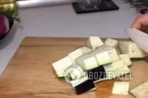 Салат с баклажанами и шампиньонами - Шаг 1 Салат с баклажанами и шампиньонами - Шаг 1