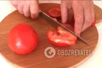 Салат с баклажанами и помидорами - Шаг 3 Салат с баклажанами и помидорами - Шаг 3