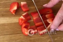 Салат с жареными баклажанами - Шаг 3 Салат с жареными баклажанами - Шаг 3