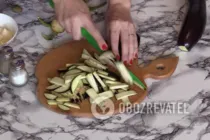 Салат с баклажанами и яйцом - Шаг 3 Салат с баклажанами и яйцом - Шаг 3