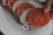 Салат "Капрезе" з соусом песто - Крок 4 Салат "Капрезе" з соусом песто - Крок 4
