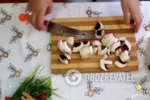 Салат с баклажанами и грибами - Шаг 3 Салат с баклажанами и грибами - Шаг 3